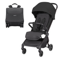 Cochecito Carrello Atom S CRL-5526 – Storm Black, elegancia y funcionalidad en cada paseo