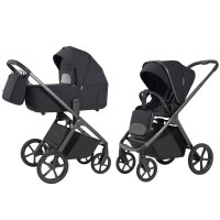 Cochecito de bebé 2 en 1 CARRELLO Vector CRL-6551 Shadow Black