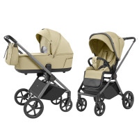 Cochecito 2 en 1 CARRELLO Ultra CRL‑6527 Soft Beige – elegancia suave y confort desde el primer día