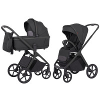 Cochecito 2 en 1 CARRELLO Vector CRL‑6550 2025 Magnet Black – elegancia urbana y confort total