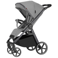 Современная коляска CARRELLO Bravo SL Deluxe CRL‑5520 Shuttle Grey – лёгкость, стиль и комфорт
