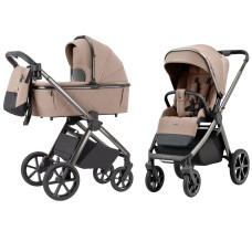Cochecito 2 en 1 CARRELLO Omega CRL‑6530/1 Fantastic Beige – diseño versátil y estilo refinado.
