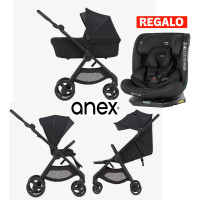 Pack ahorro: Carrito de bebé 2 en 1 Anex IQ Basic Nyx + Silla de auto CARRELLO Unity