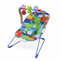 Hamaca para Bebé Multicolor con arco interactivo, vibración, música