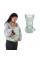 Mochila portabebés 6 en 1 para 0-36 meses. Verde