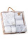Set de regalo 5 piezas “Elefantes” de bambú INTERBABY, color gris — artículo SET20