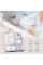 Set de regalo 5 piezas “Elefantes” de bambú INTERBABY, color gris — artículo SET20