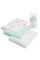 Gasas 80x80 Pack 3 – Modelo Elefantes y Estrellas Verde
