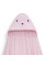 Interbaby Capa de Baño + Doudou Muselina Rosa Mod. Oso – Suavidad y Ternura para tu Bebé