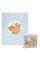 Manta de cuna Interbaby Sedalina Parejita Osos Azul 00992-01