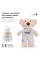 Peluche personalizado modelo oso blanco Real Madrid RMPE001-09