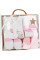 Set de regalo para bebé, 10 piezas. Rosa.