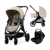 Carrito de Bebé  3 en 1  Trío Convertible Happy beige