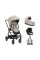 Cochecito de bebé 3 en 1 con capazo Mia Beige