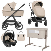 Pack Ahorro: Carrito de bebé 3 en 1 Modena  + minicuna colecho CARRELLO Luna