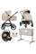 Pack Ahorro: Carrito de bebé 3 en 1 Modena  + minicuna colecho CARRELLO Luna