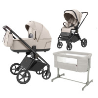Pack ahorro: Carrito de bebé 2 en 1 CARRELLO Ultra CRL-6527  + minicuna colecho CARRELLO Luna