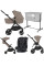 Pack ahorro: Carrito de bebé 2 en 1 Anex IQ Basic Linen +Silla de auto Kikkaboo  0-12 años + minicuna Carrello