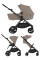 Pack ahorro: Carrito de bebé 2 en 1 Anex IQ Basic Linen +Silla de auto Kikkaboo  0-12 años + minicuna Carrello