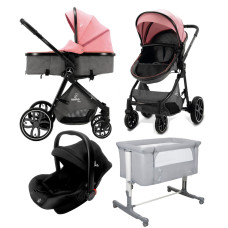 Pack ahorro Asalvo: Carrito de bebé 3 en 1 Sidney + minicuna colecho Calm