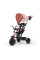 Triciclo Evolutivo QPlay Elite Platinum 6 en 1 Rosa con Asiento Giratorio 360°