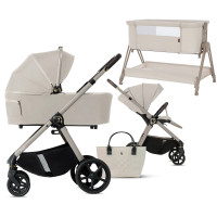 Набор: Детская коляска 2 в 1 Dada Flux + люлька CARRELLO Gracia