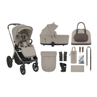 Carrito de bebé 2 en 1 Goya Platinum Champagne – KikkaBoo Prepedido para finales de junio. 