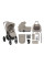 Carrito de bebé 2 en 1 Goya Platinum Champagne – KikkaBoo Prepedido para finales de junio. 