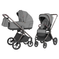 Cochecito 2 en 1  CARRELLO Ultra CRL-6527 Metal Grey
