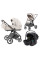Carrito de bebé 3 en 1 CARRELLO Ultra 6527 Ice Grey. Capazo, silla de paseo y grupo 0