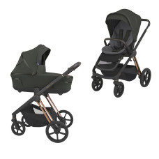 Carrito de bebé 2 en 1 Espiro Miloo 204 Luxury Green – premium, ultraligero, hasta 22 kg