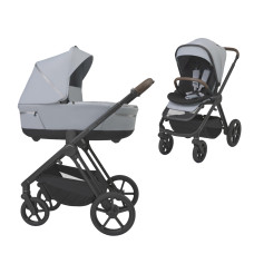 Carrito de bebé 2 en 1 Espiro Miloo 2.0 303 Unique Dove – premium, ultraligero, hasta 22 kg