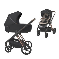 Espiro Miloo 2.0 Carro de bebé 310 Diamond Black (0-22 kg)
