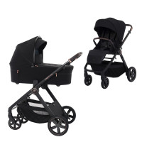 Детская коляска 2 в 1 Espiro Only 510 Stylish Black — легкая, компактная, реверсивная до 22 кг
