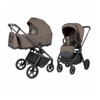 Коляска 2 в 1 CARRELLO Ultra F CRL-6556 Sugar Brown со складной люлькой