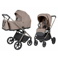 Cochecito 2 en 1  CARRELLO Ultra F CRL-6556 Vintage Beige con capazo plegable