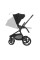 Carrito de bebé 2 en 1 Goya Platinum Negro con capazo plegable