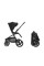 Carrito de bebé 2 en 1 Goya Platinum Negro con capazo plegable