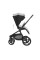 Carrito de bebé 2 en 1 Goya Platinum Negro con capazo plegable