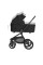 Carrito de bebé 2 en 1 Goya Platinum Negro con capazo plegable