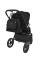 Carrito de bebé 2 en 1 Goya Platinum Negro con capazo plegable