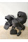 Carrito de bebé 2 en 1 Goya Platinum Negro con capazo plegable