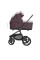 Carrito de bebé 2 en 1 Goya Platinum Merlot – KikkaBoo Prepedido para finales de augosto