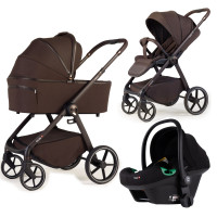 Carrito de bebé 3 en 1 Dada Flux Premium Chocolate ENVÍO EN SEPTIEMBRE.