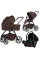 Carrito de bebé 3 en 1 Dada Flux Premium Chocolate ENVÍO EN SEPTIEMBRE.