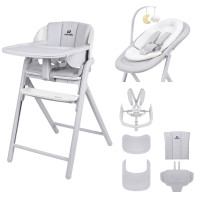 Trona infantil Carrello Tenero CRL-9507 Atlantis Grey – comodidad y seguridad desde los primeros meses