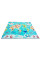 Alfombra de Juego Plegable Mundo-Park 200x180 cm para Bebés y Niños