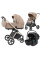 Carrito de bebé 3 en 1 CARRELLO Ultra 6527 Floral Beige. Capazo, silla de paseo y grupo 0