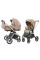 Carrito de bebé 3 en 1 CARRELLO Ultra 6527 Floral Beige. Capazo, silla de paseo y grupo 0