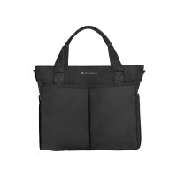 Bolsa de mamá Brielle Negro con compartimentos térmicos y organizadores
